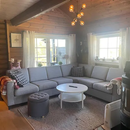 Log With Mountain View * Beitostolen