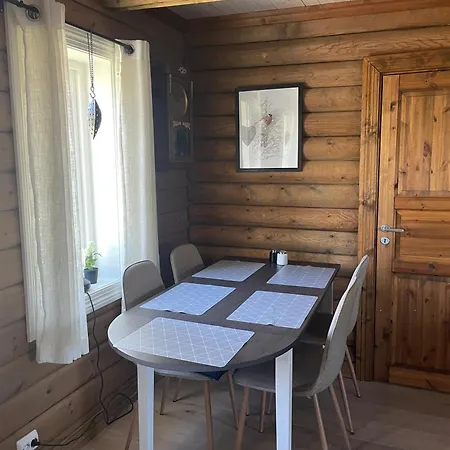 Log With Mountain View